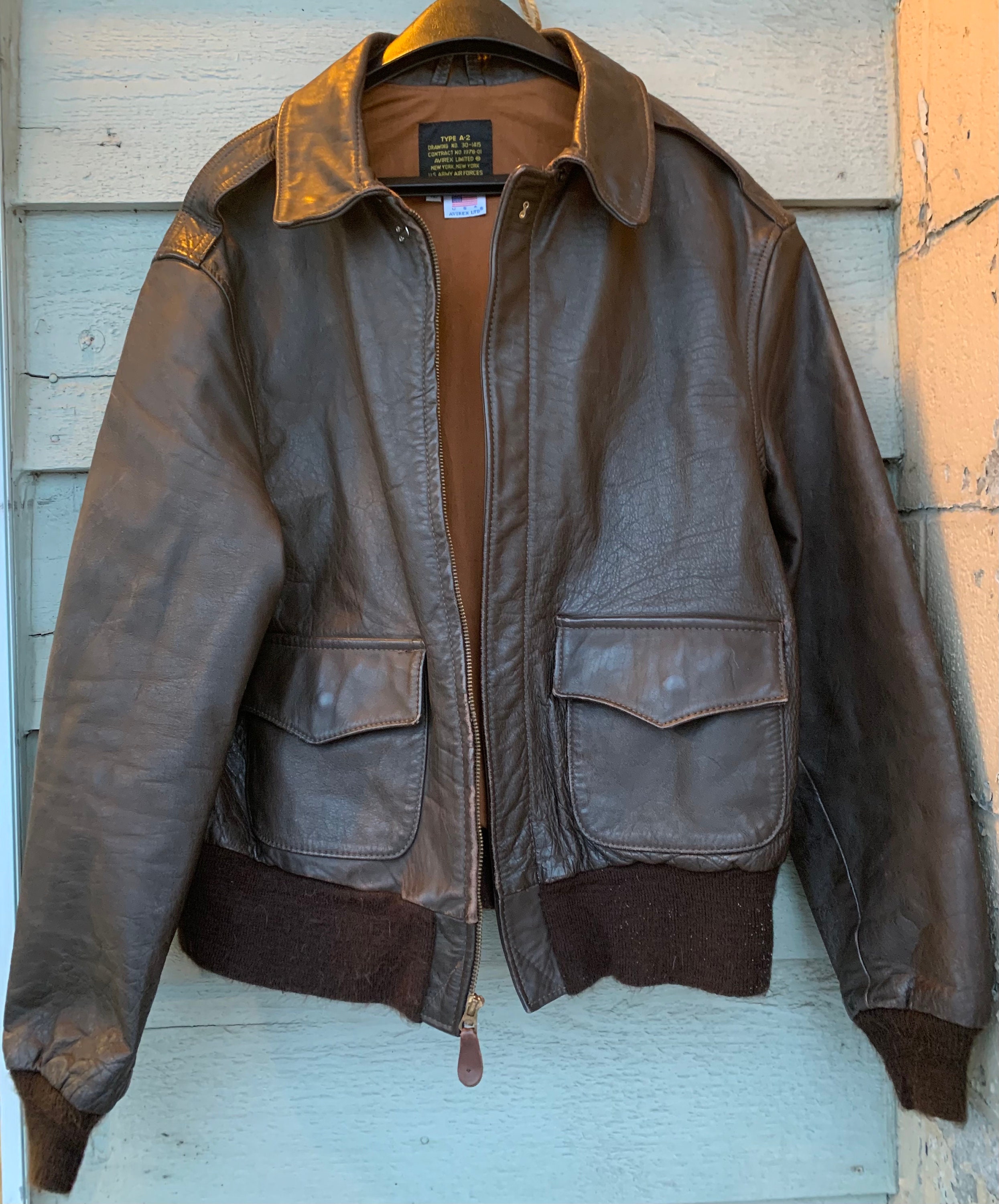 A2 Leather Jacket - Etsy Canada