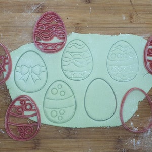 setB 5 Easter eggs set Easter egg Easter cookie cutters