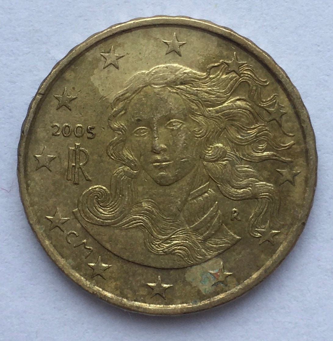 Italian 10 cent coin - Etsy 日本