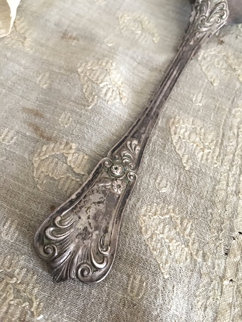 Rare Ottoman Period Turkish Silver Tablespoon With Tughra Mark for Abdulhamid II Etsy