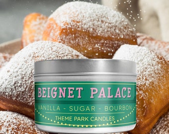 Beignet Palace |  Disney Lover Candle | Disney Inspired Candle | Soy Wax Candle︱Scented Candle︱Theme Park Candles