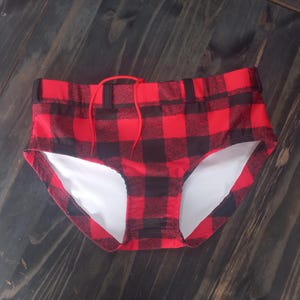 Unisex Buffalo Plaid Printed Spandex Wrestling Trunks. Cactus Jack, Woodcutter, Huntsman, County Theme. High Quality. One of a kind