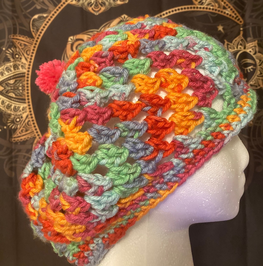 Clowncore Beret Crochet Beret Clown Hat Clown Beret - Etsy