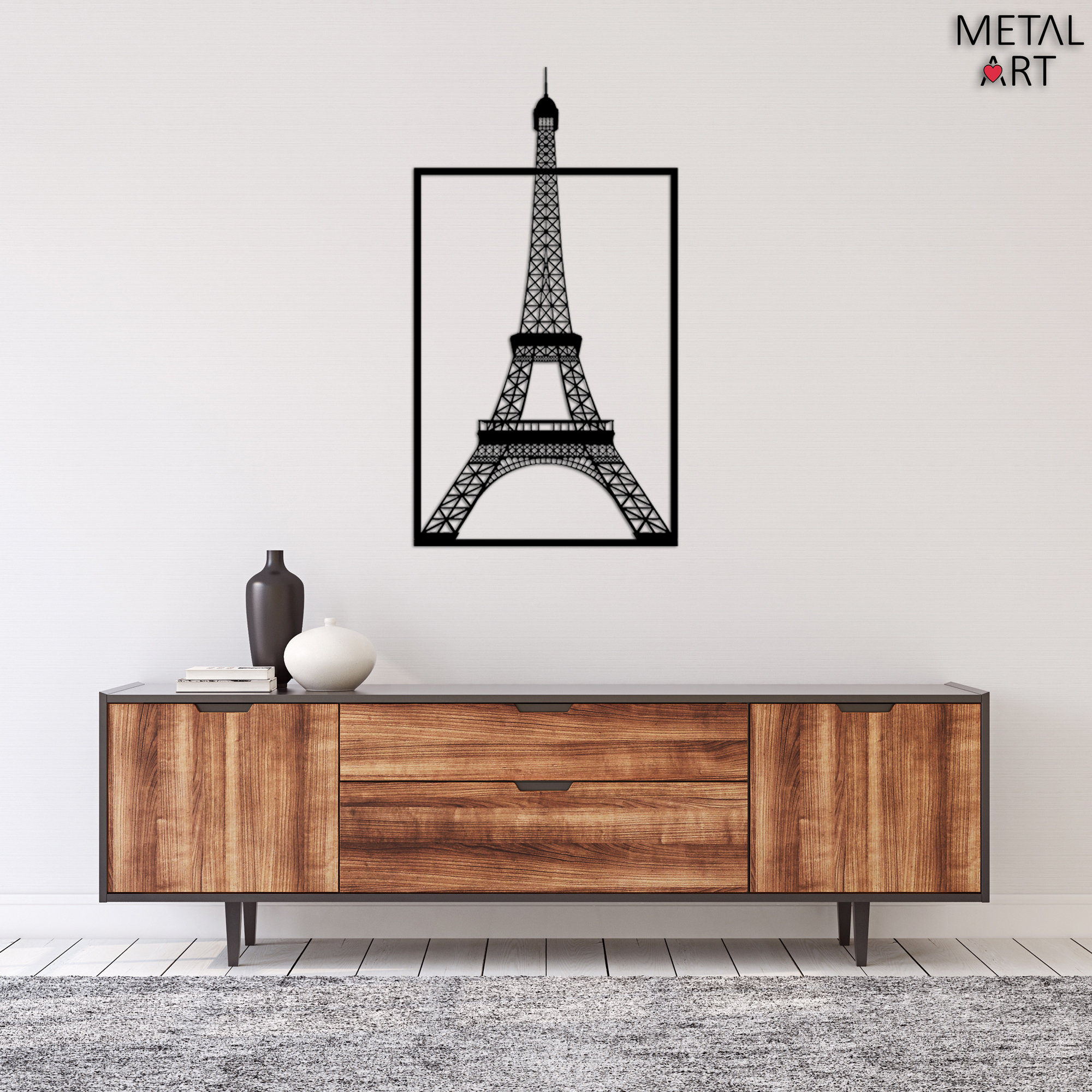 Paris Eiffel Tower Wall Decor Paris Metal Art Eiffel Wall Etsy