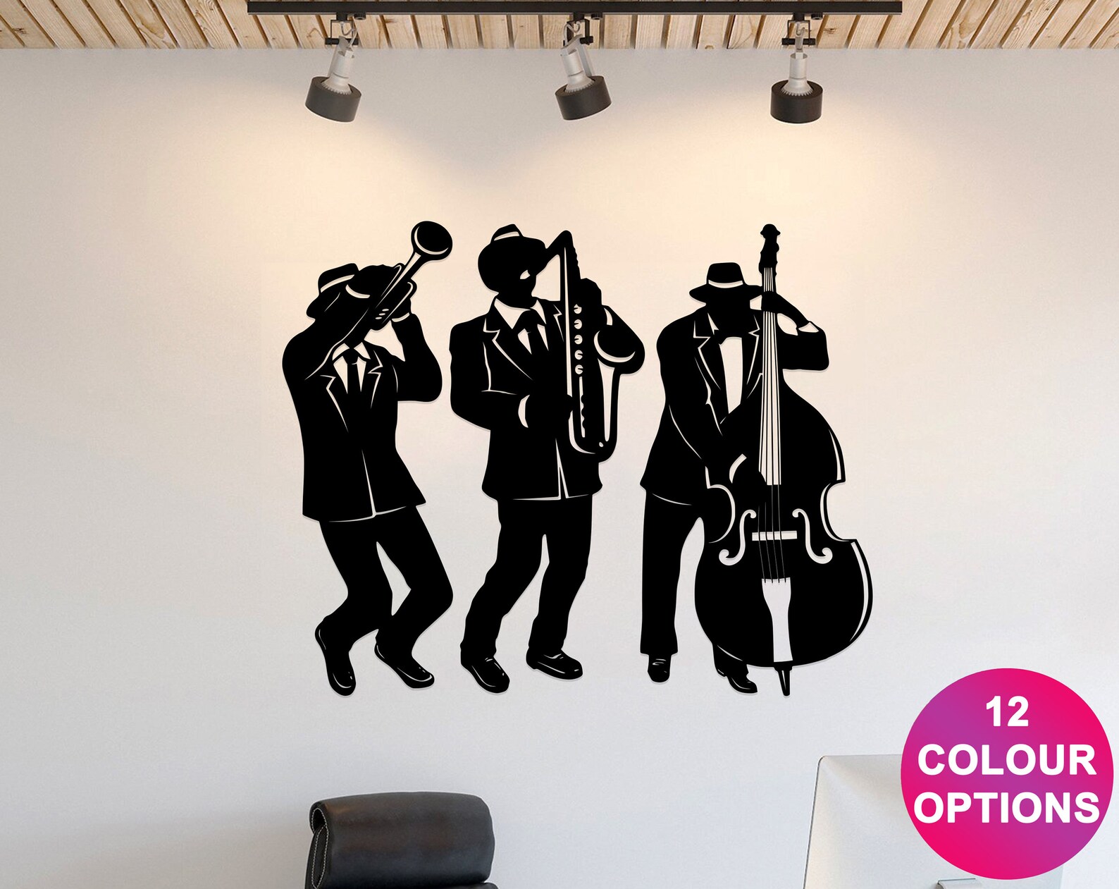 Jazz Metal Wall Art Jazz Trio Wall Decor Gift for Jazz Etsy