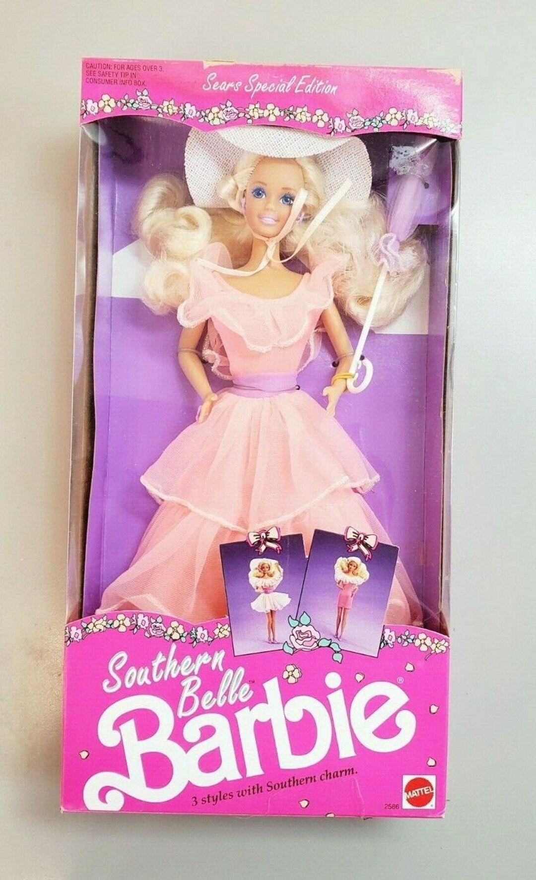 Southern Belle Barbie Doll 1991 Mattel Sears Special Edition - Etsy