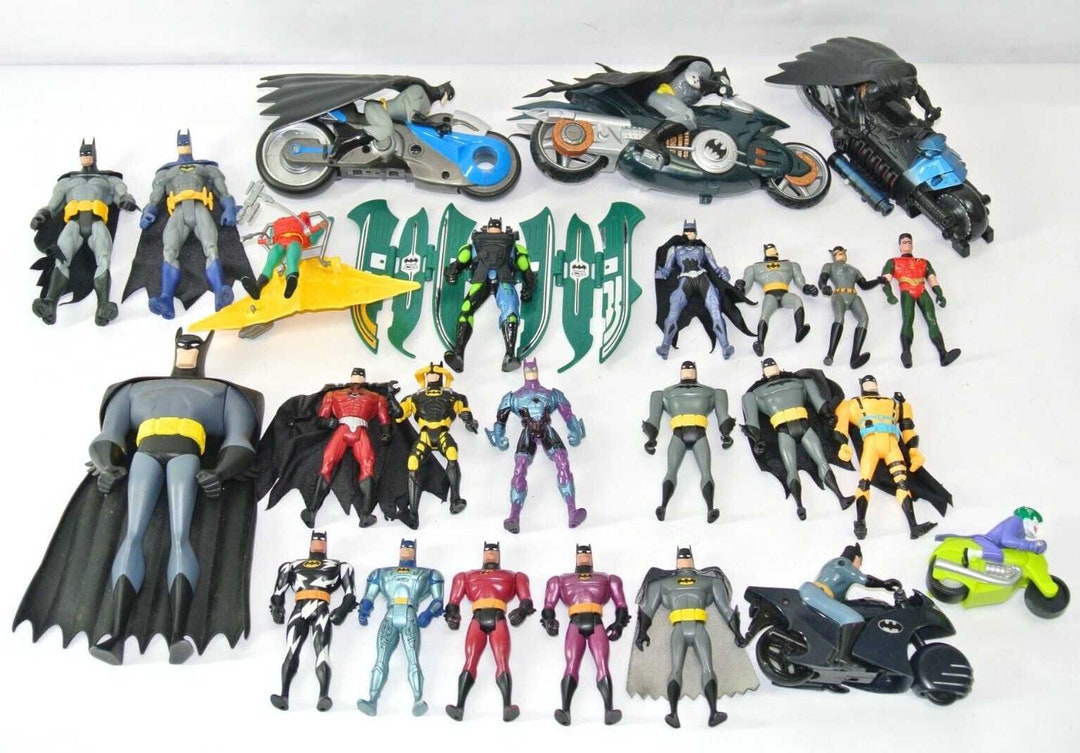 BATMAN ACTION FIGURE Lot 25 Assorted Batman Action Figures Etsy