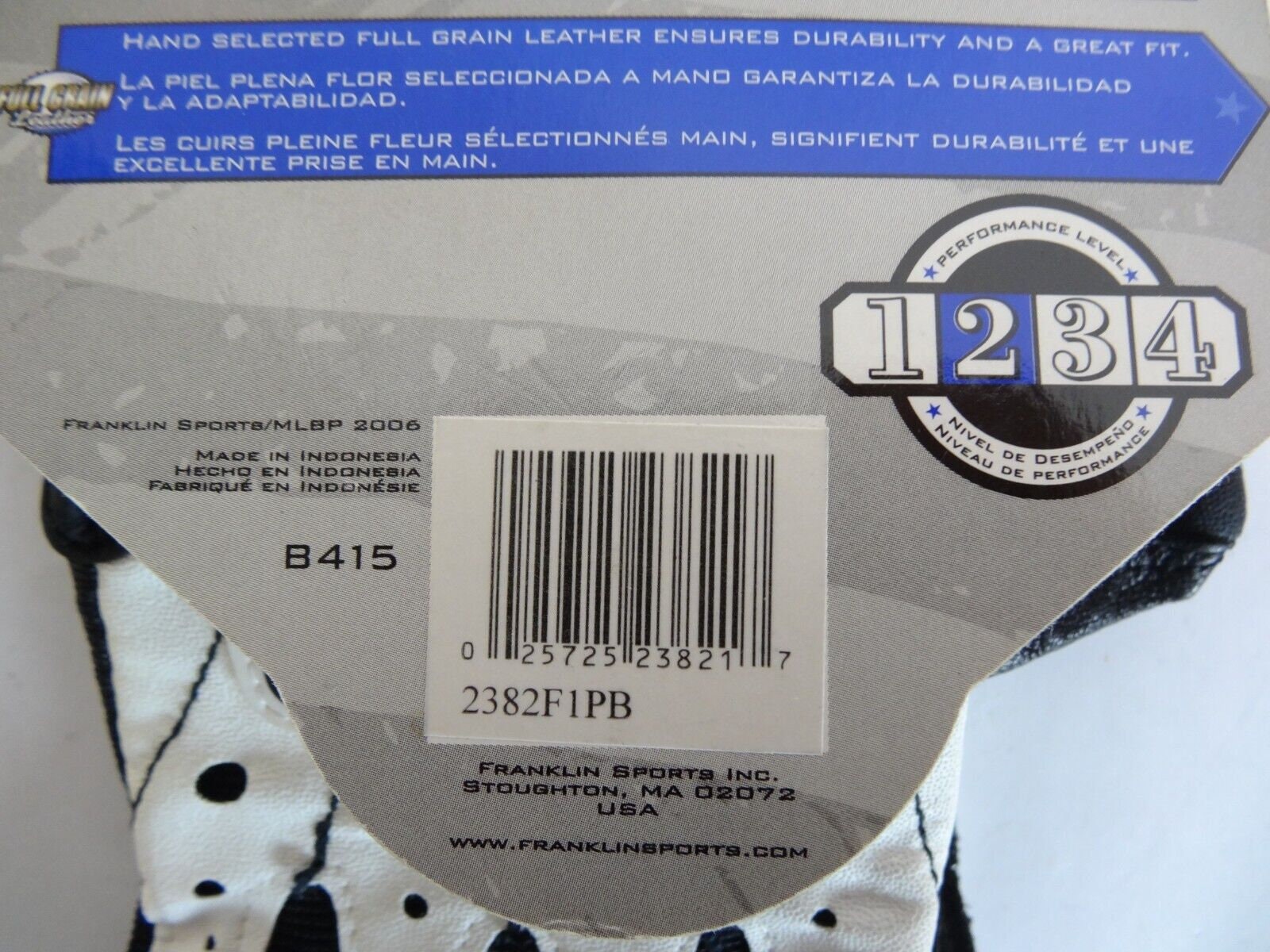 Franklin 2382F1PB Youth Leather Baseball Batting Gloves White - Etsy UK