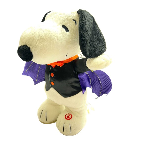 Hallmark Snoopy the Bat Halloween Plush Etsy