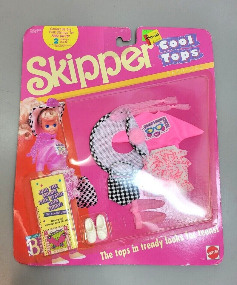 Mattel Barbie Dress Skipper Shirt Clothes Fashion Mattel 9088 - Etsy