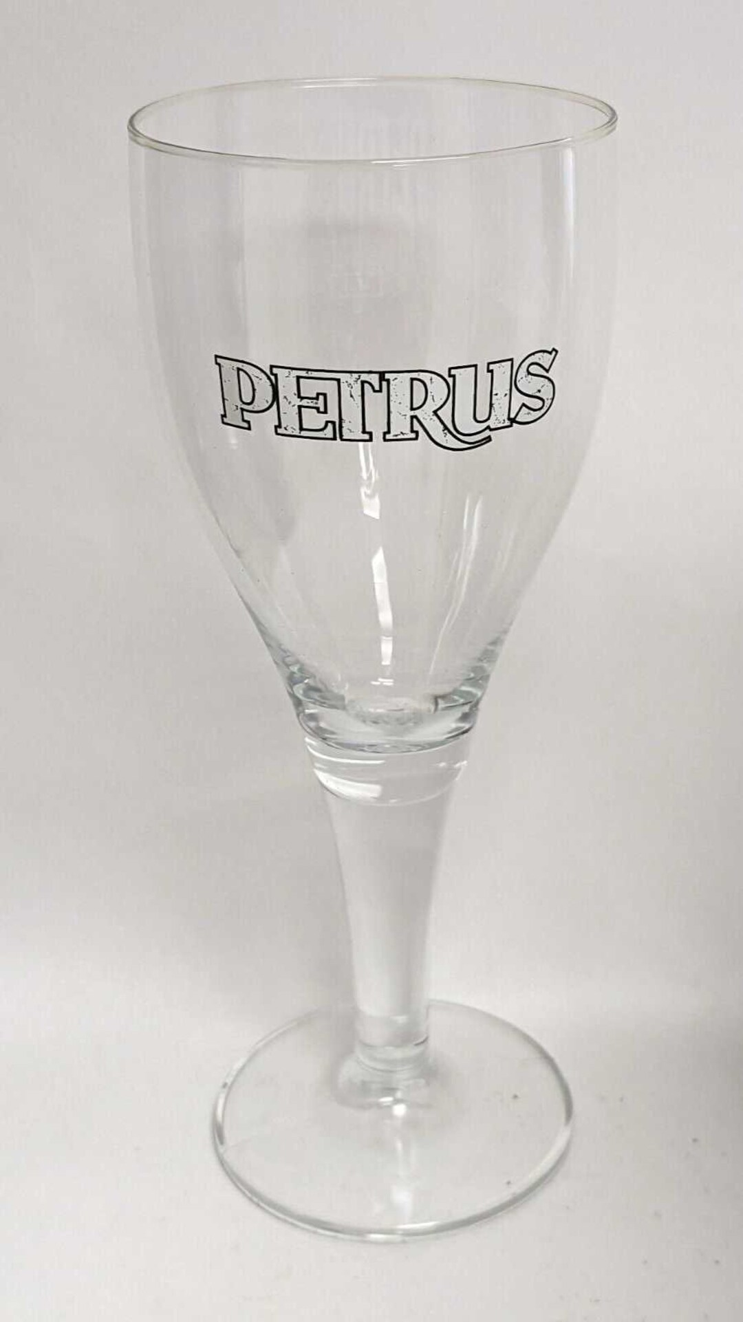 Petrus Belgian Ale Beer Glass Belgium Chalice 33cl White Logo NEW Case