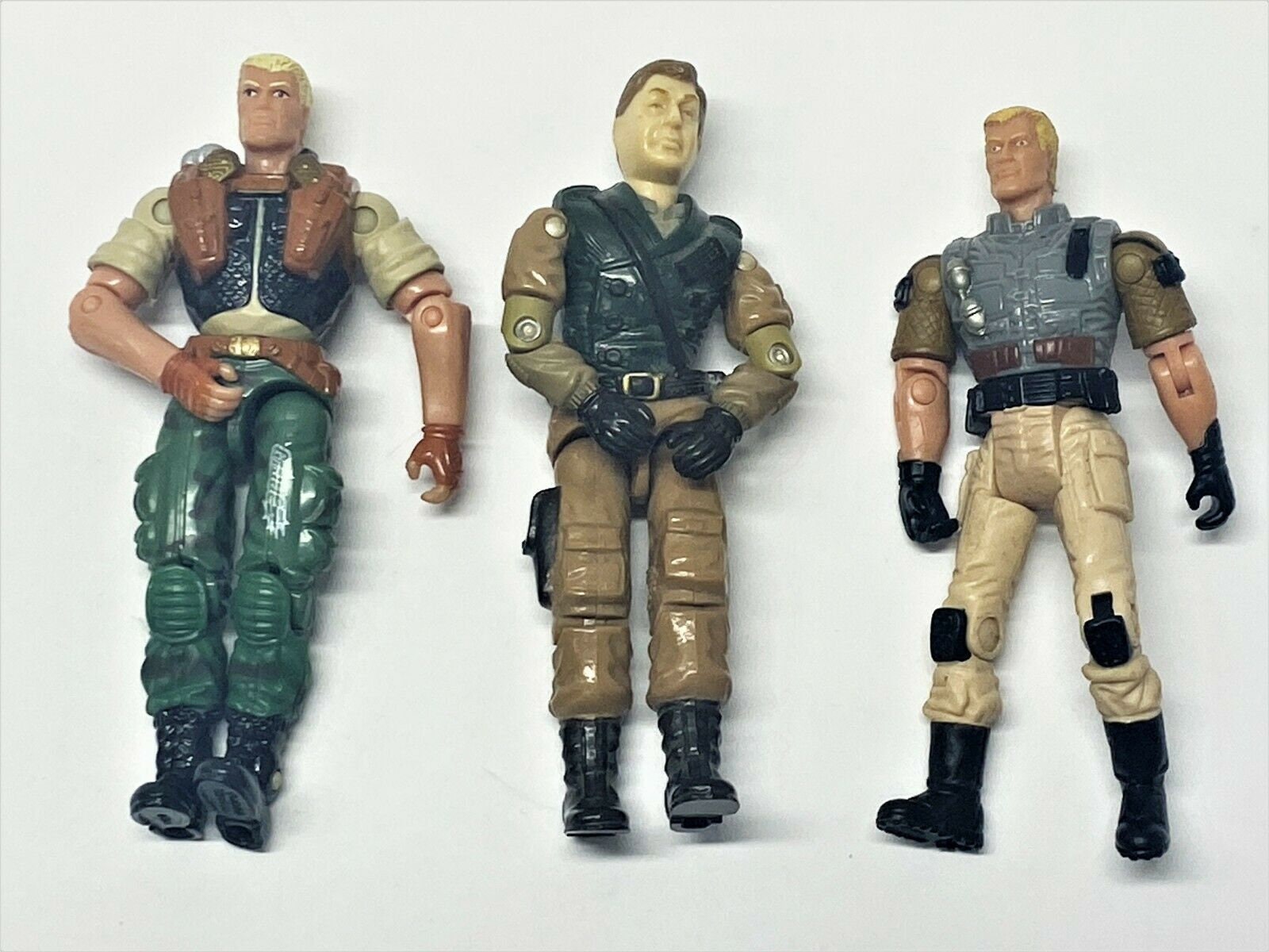 A shopper looks at a wall of G.I. Joe action figures and