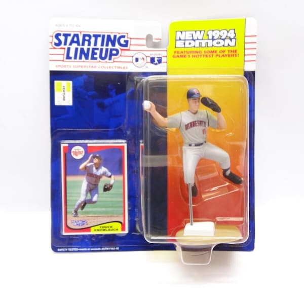 Starting Lineup SLU MLB 1994 Minnesota Twins Chuck Knoblauch MOC