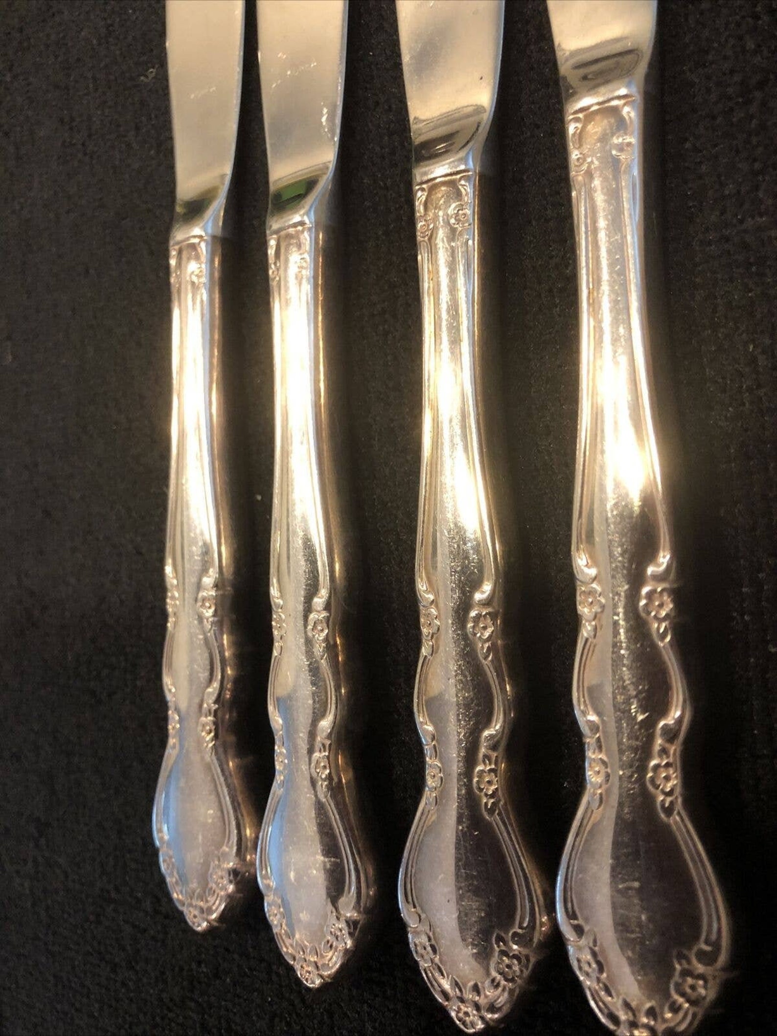 Supreme Cutlery by Towle E P Korea BARONESS Silverplate Dinner Knives