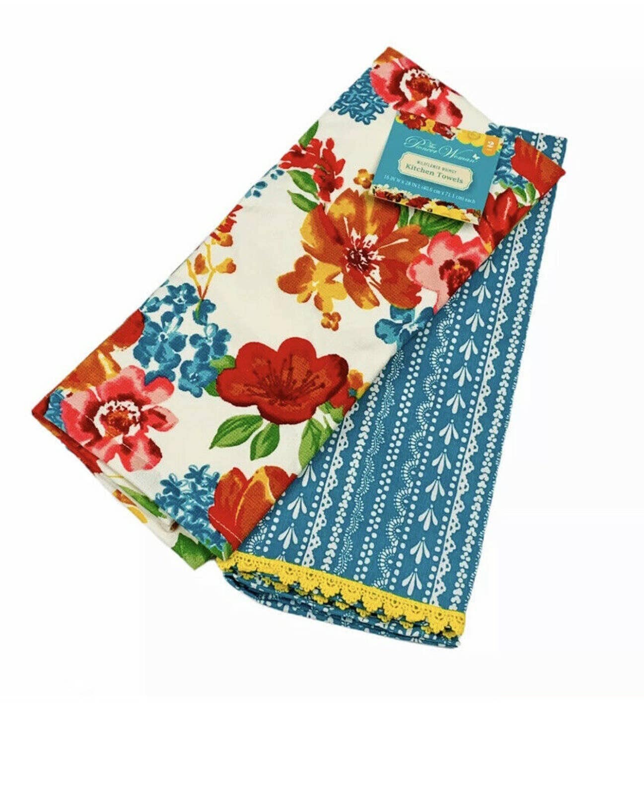The Pioneer Woman Wildflower Whimsy Kitchen Dish Towels 2 Pack 16