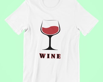 Wine T Shirt | Wine Glass