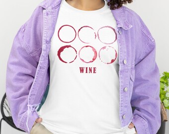 Wine T Shirt | Wine Rings T Shirt