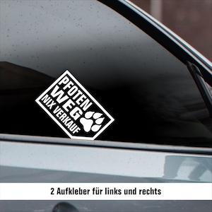 2 pieces, car sticker, not for sale, vinyl