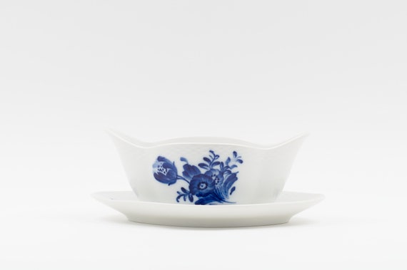 Royal Copenhagen Blue Flower Braided Sauce Bowl No. 8159 