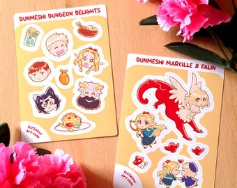 Dungeon Meshi Stickers, Delicious in Dungeon Waterproof Vinyl Decals