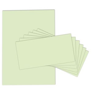 Set di carta da lettera Carta da stampa A4 con buste Carta da copia per corrispondenza Azienda posta Carta intestata Carta verde Busta per invito Pastello