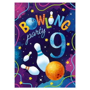 Einladungskarten zum 9. Kindergeburtstag Einladungen zum neunten Geburtstag für Mädchen Schwimmbad Pool-Party