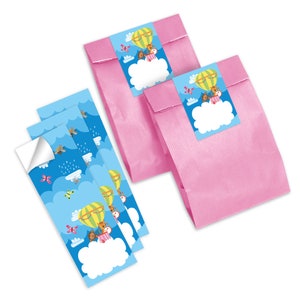 Geschenktüten Papiertüten mit Kindermotiv für Mitgebsel / Gastgeschenke bei Kindergeburtstag Hochzeit Geburtstag Tiere