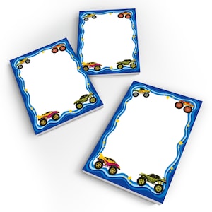 Party Favors Mini Notepads Small Gifts for Children&#39;s Birthday Monster Truck Party Favors for Boys
