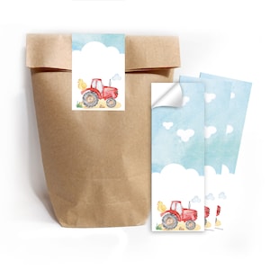 Geschenktüten Papiertüten mit Kindermotiv für Mitgebsel / Gastgeschenke bei Kindergeburtstag Hochzeit Geburtstag Bauernhof