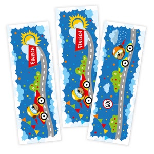 Bookmarks Party Favors Small Gifts for Children&#39;s Birthday Racing Car Racing Car Party Favors for Boys