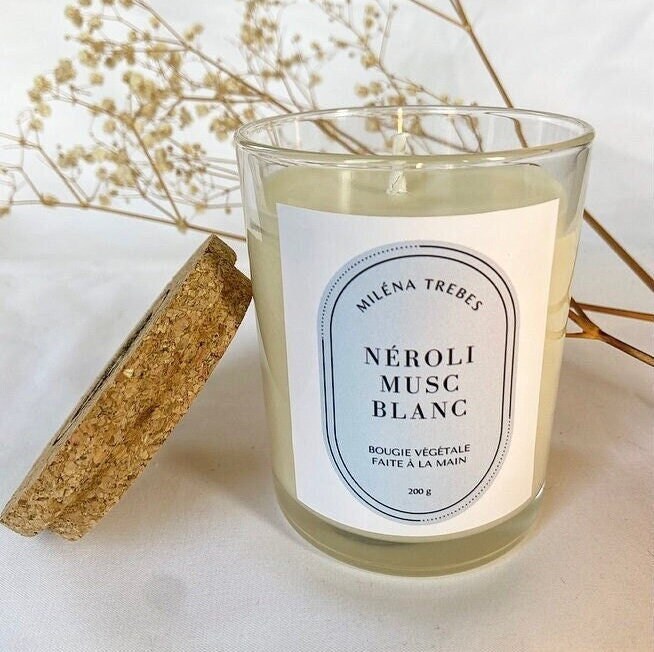 Bougie Végétale Néroli Musc Blanc