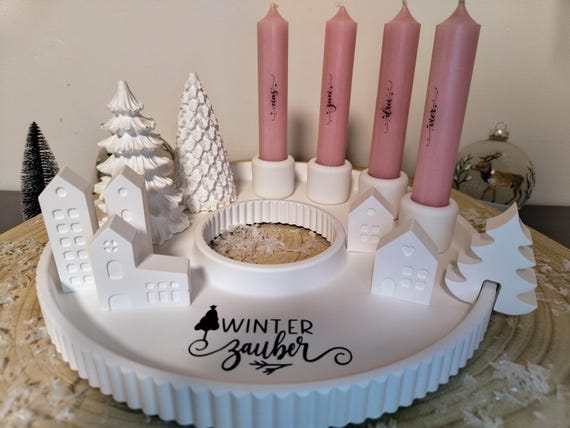 Adventskranz/Adventsteller/Advent/Raysin/Weihnachten/Winter