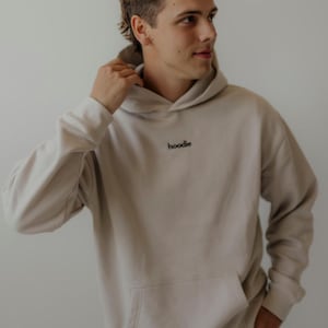 Embroidered Hoodie Hoodie| Birthday Gift|Christmas Gift|Minimalist Hoodie|Comfortable Hoodie|Stylish Hoodie|Winter Hoodie|Plainclo Clothing