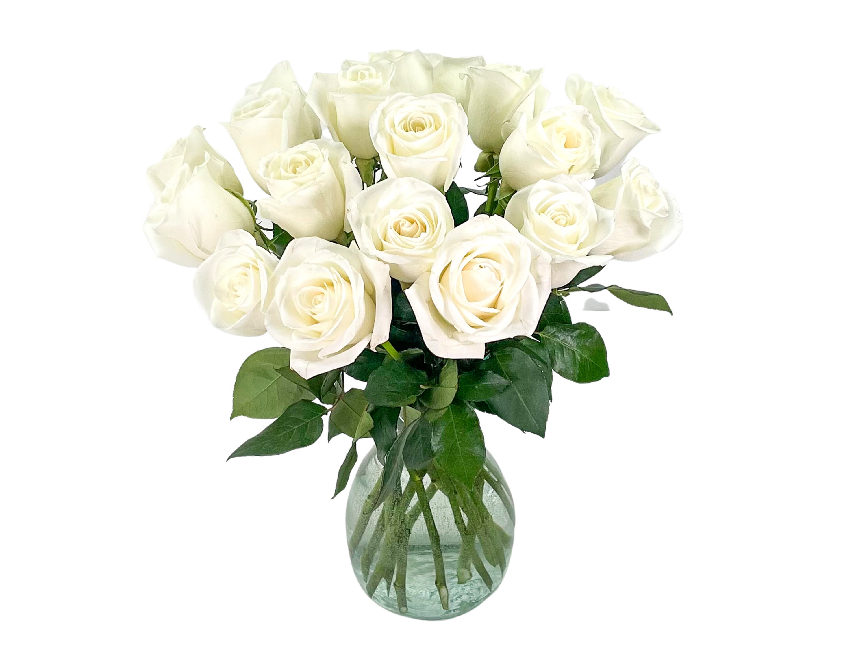 Freshcut Paper FRESH 3756 Paper Flower Bouquet of White Roses Greeting Card