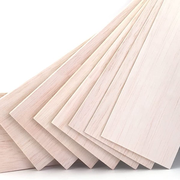 Balsa wood sheets planks for ART, Craft, RC Modeling, Entomology, Taxidermy