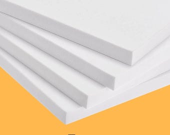 WHITE EVA foam closed-cell for entomology, taxidermy, cosplay