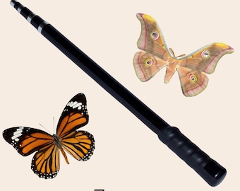 Vlindernet hengelstok uitschuifbaar telescopisch