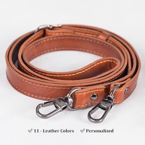 Leather Crossbody Strap, Handmade Shoulder Purse Strap, Replacement Crosbody Strap, Luxury Shoulder Bag Strap,  iPhone Case Shoulder Strap