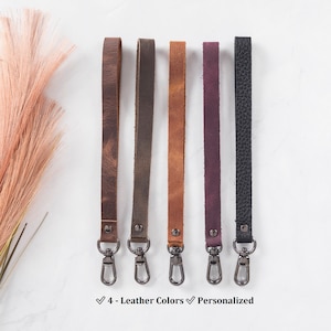 Pulsera de cuero personalizada, llavero de pulsera hecho a mano, correa de pulsera para llaves, funda de teléfono, billetera de pulsera, correa de repuesto, pulsera para teléfono