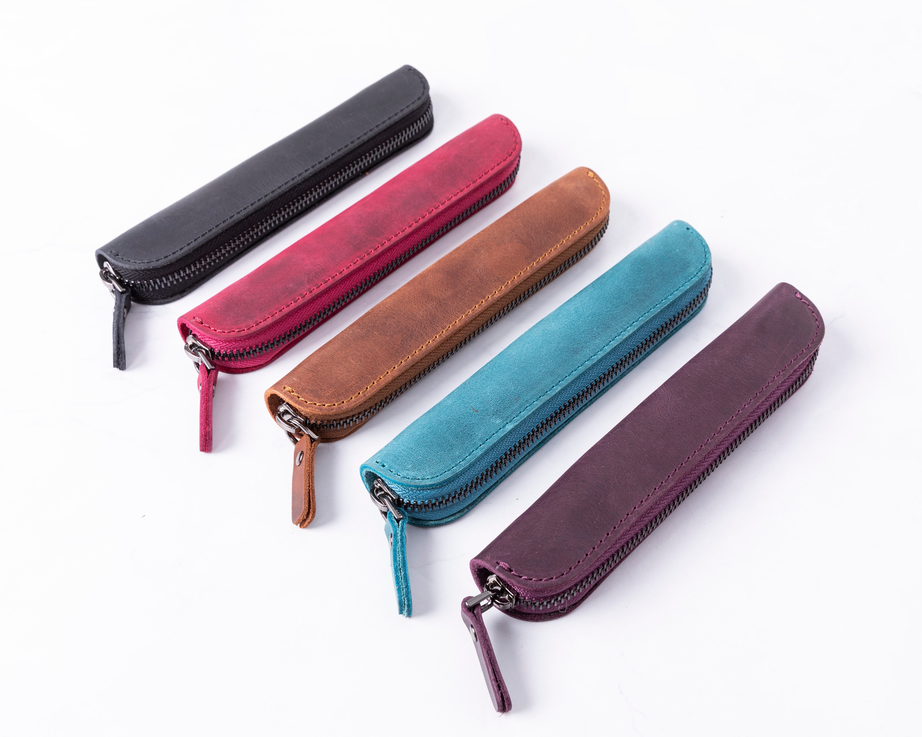 Custom Apple Pencil Holder, Leather Apple Pencil Case, Pencil Pouch for Apple Pen, Apple Pencil Cover, Personalized Gift Apple Pencil Sleeve