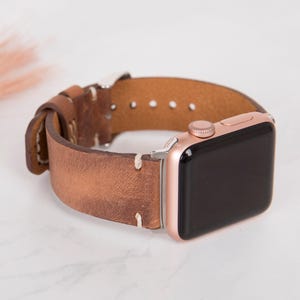 Uhrenarmband in Leinenoptik, Handarbeit, Galaxy, FitBit, Pixel, Apple Watch Armband