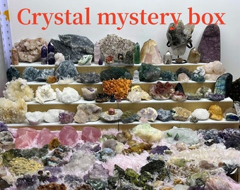 50% Off For Today Only Natural Crystal Mystery Box,Mineral Specimen Mystery Box,Home Decoration,Crystal Chakra,Reiki Healing,Crystal Gifts