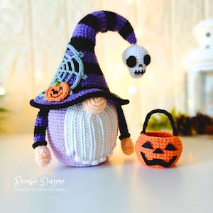 Dessin Animé Mignon Halloween Citrouille Sorcière | Vecteur Gratuite