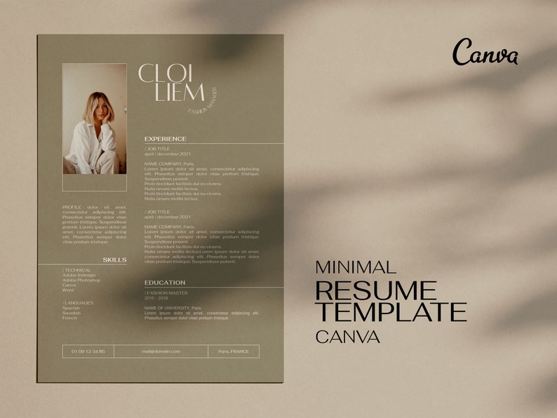 Resume Template Canva Resume Template Canva Sorority Etsy Canada resume-template-canva-resume-template-canva-sorority-etsy-canada