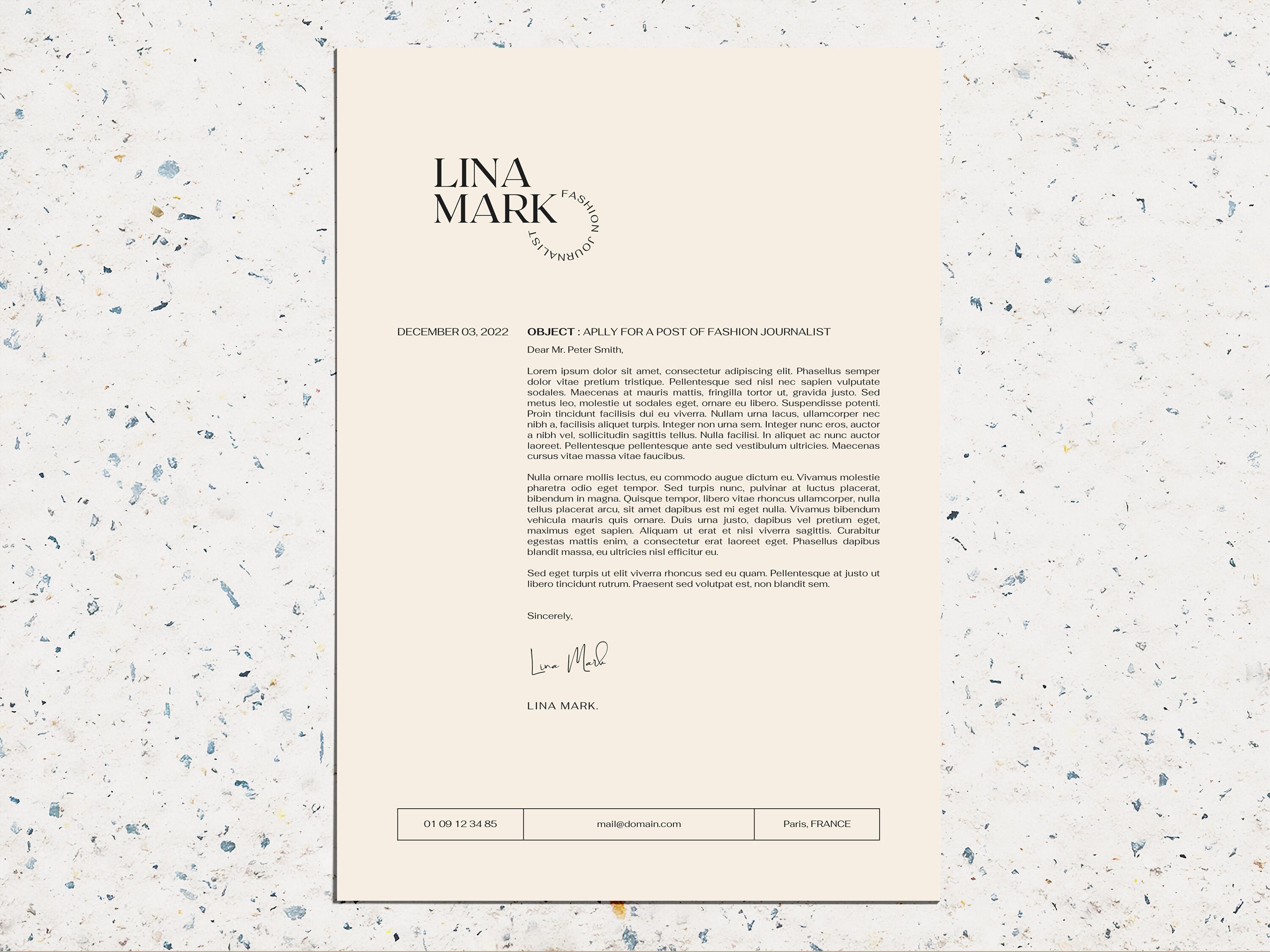 Cover Letter Template Canva Template Cover Letter Etsy Canada