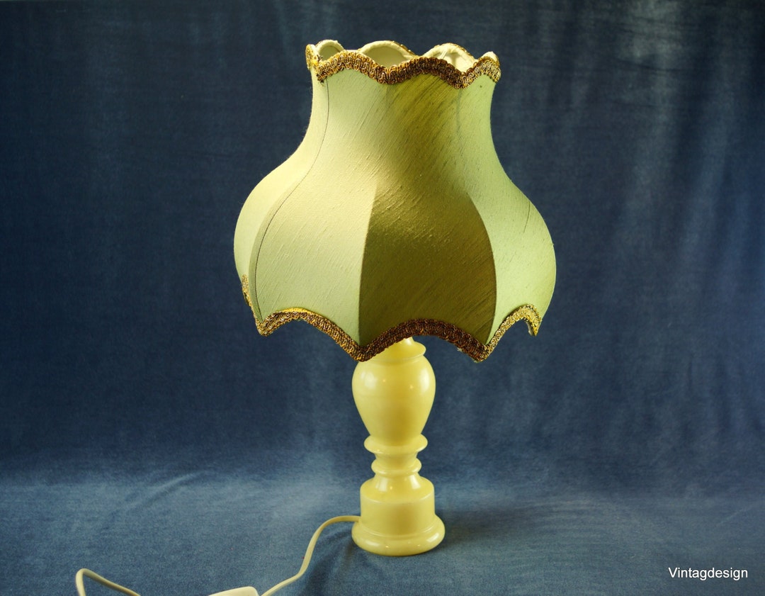 Vintage Alabaster Table Lamp, Antique Alabaster Lamp, Desk Lamp