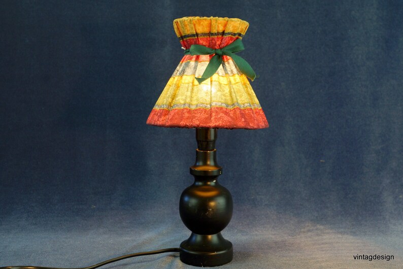 Vintage Table Lamp Antique Wooden and Lamp Desk Lamp Piano Etsy