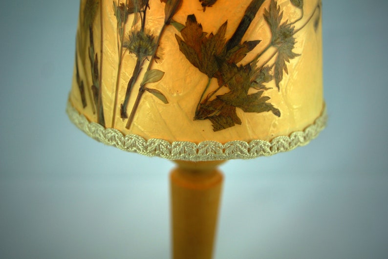 Vintage Table Lamp, Antique Wooden and Lamp, Desk Lamp, White Lamp