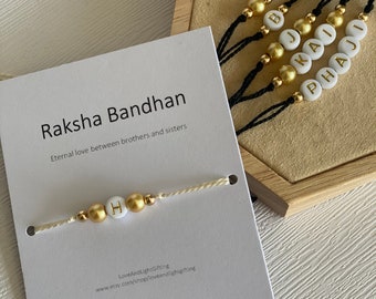 Rakhri bracelet - Rakhi Bracelet - Raksha Bandhan - Personalised Rakhri