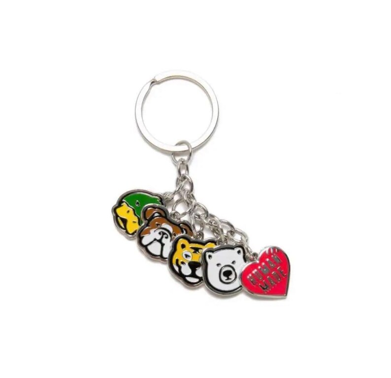 Human Made Heart / Animal Key Charm image 1